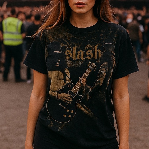 🌹Vintage 90s Slash Guns N Roses Band Tshirt - Picture 5 of 5